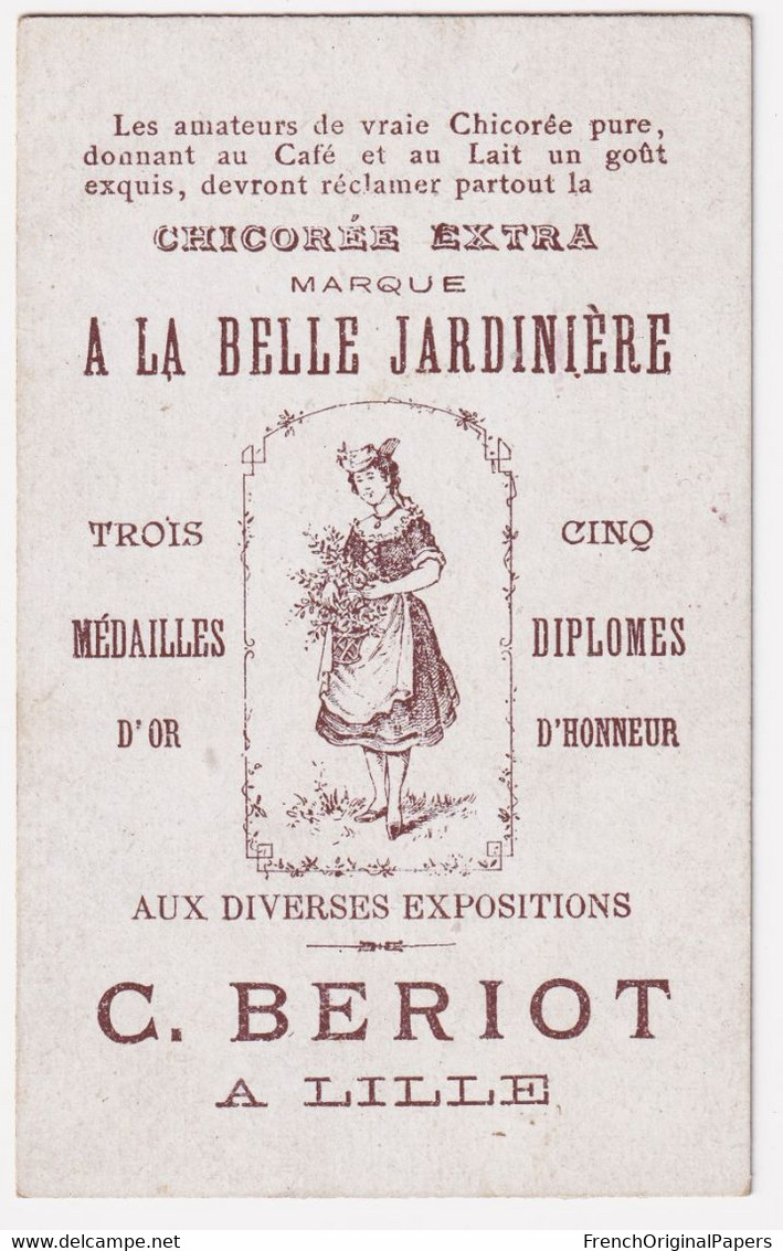 Anthropomorphisme Chromo Bériot Haute-Saône Farine Cerises Kirsch De Fougerolles Fromage Cancoillotte Citrouille A62-57 - Té & Café