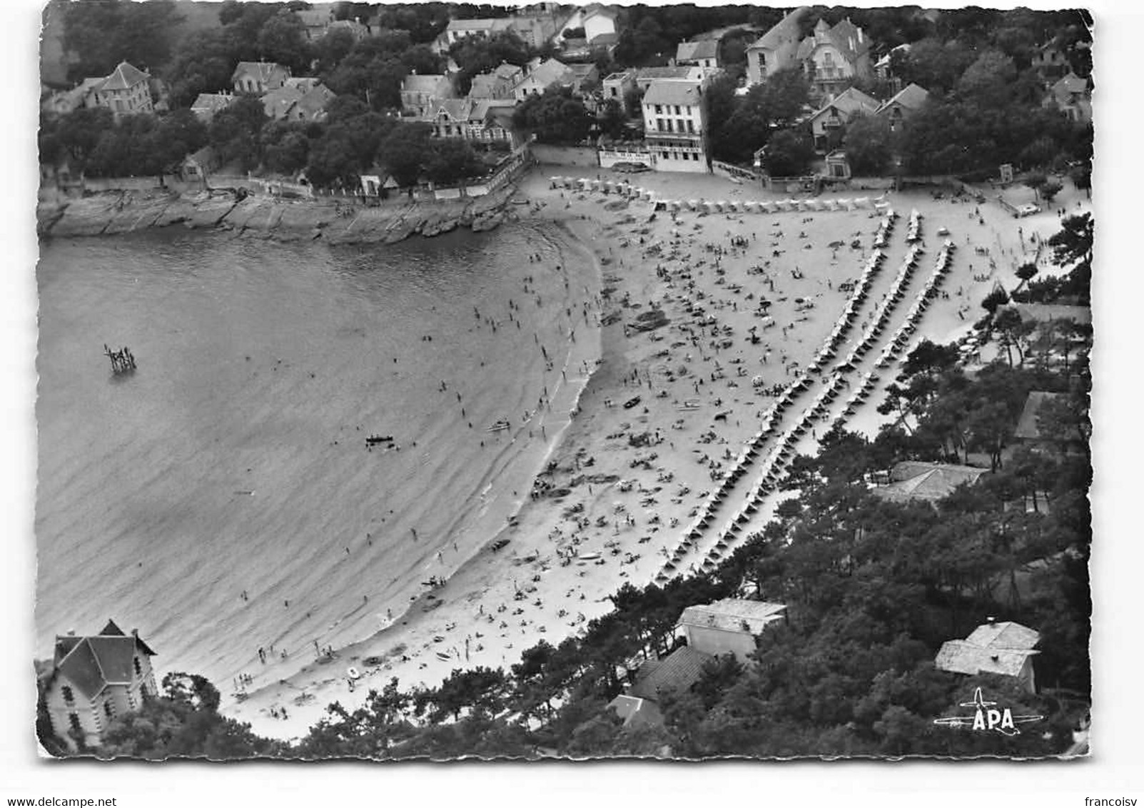 Saint Palais Sur Mer .  La Plage Vue Aerienne. Edit APA POUX - Saint-Palais-sur-Mer