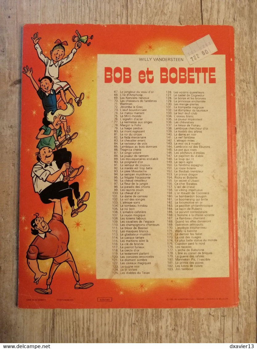 Bande Dessinée - Bob Et Bobette 94 - Le Sampan Mystérieux (1981) - Bob Et Bobette