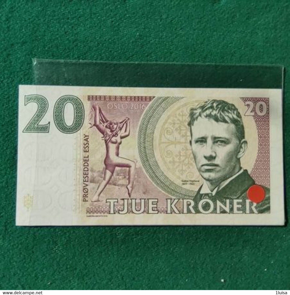 NORVEGIA 20 KRONER 2016 - Norway