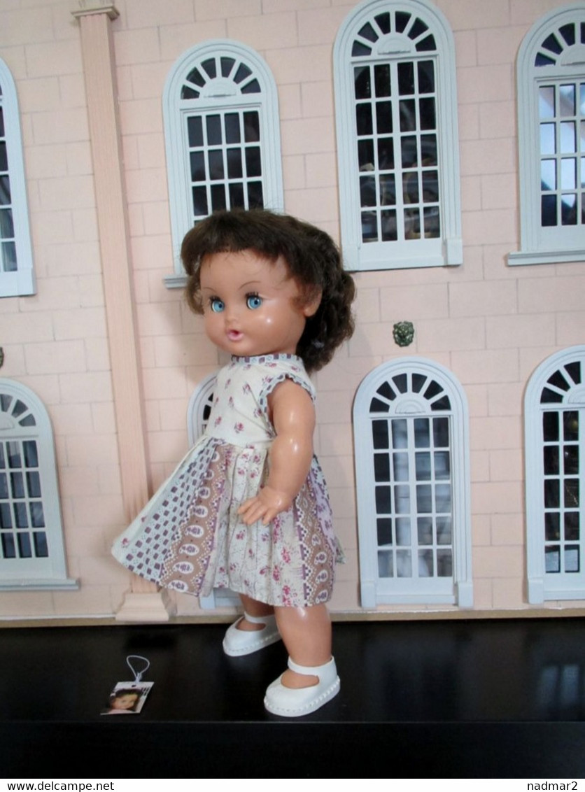 Jolie Poupée Ancienne BELLA Modèle PF2 1963 30 Cm Beaux Yeux Suiveurs - Dolls