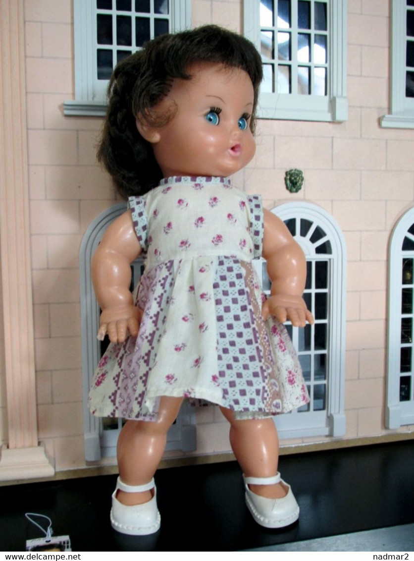 Jolie Poupée Ancienne BELLA Modèle PF2 1963 30 Cm Beaux Yeux Suiveurs - Dolls