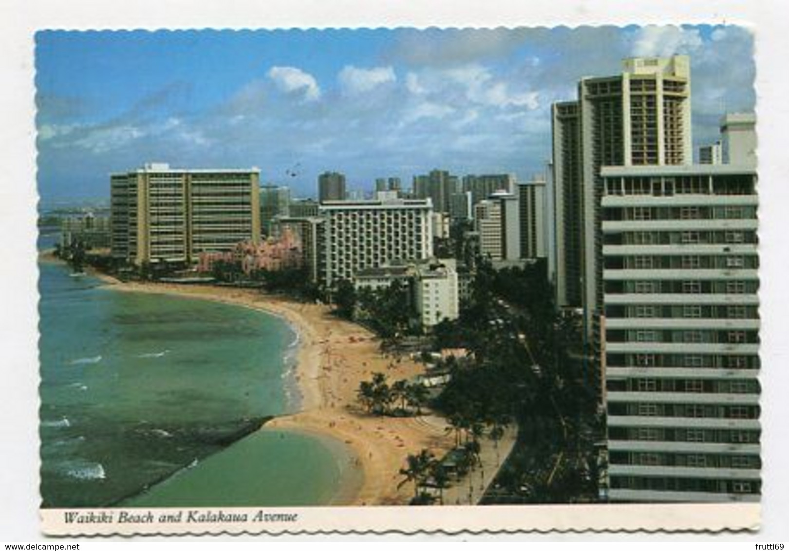 AK 016855 USA - Hawaii - Waikiki Beach And Kalakaua Avenue - Honolulu