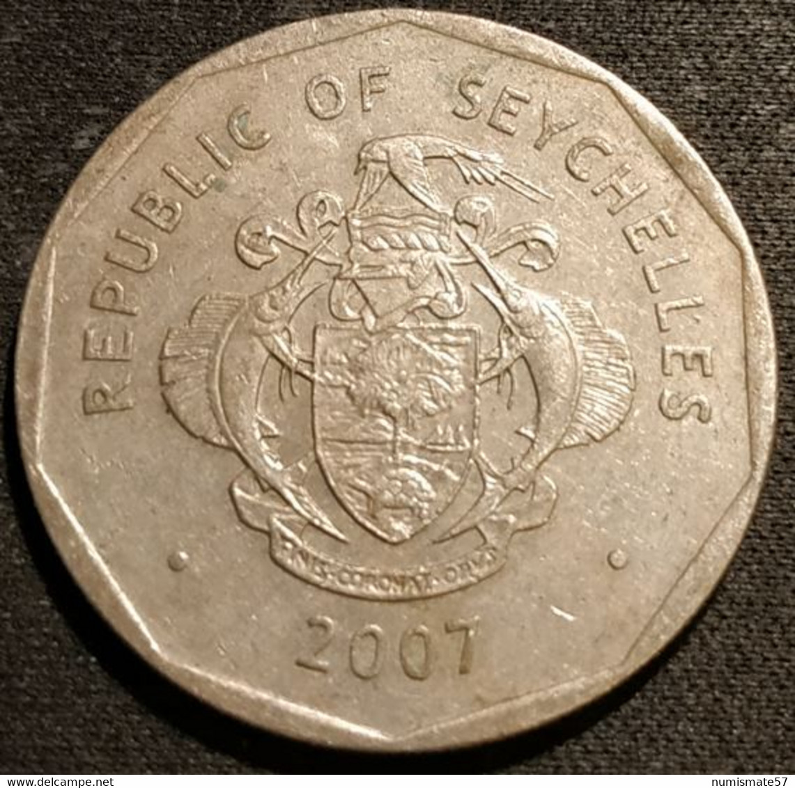 SEYCHELLES - 5 RUPEES 2007 - KM 51.2 - Seychelles