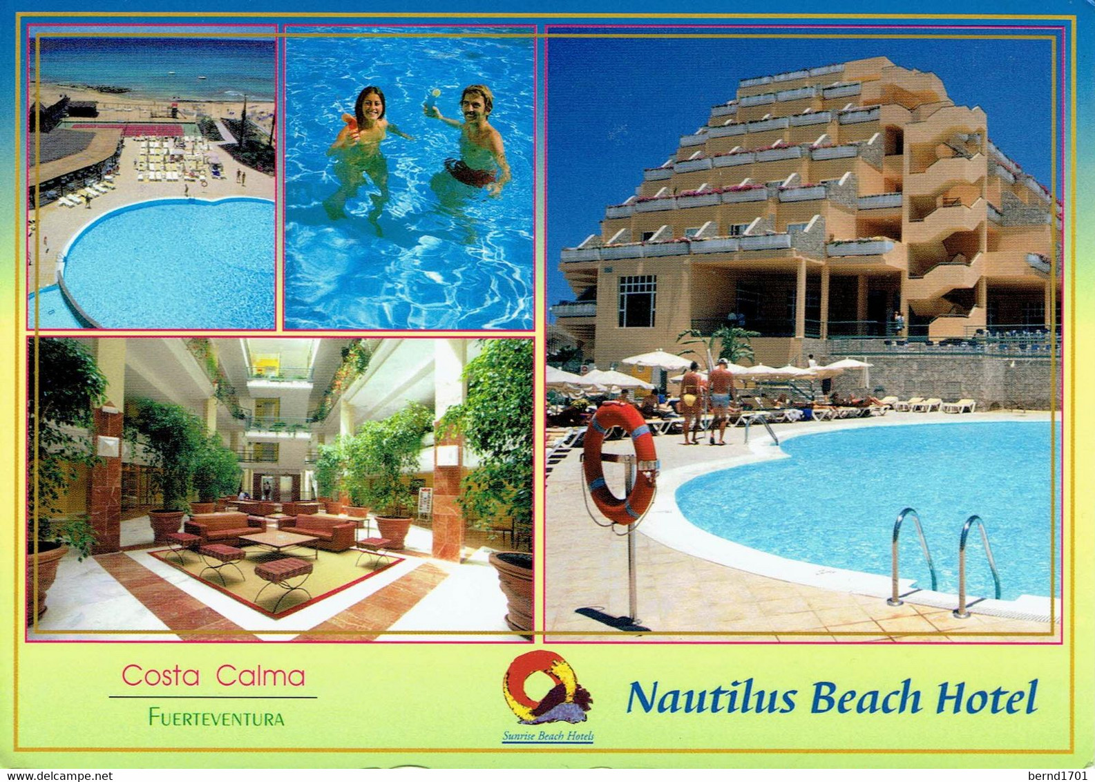 Spanien / Spain # Fuerteventura / Nautilus Beach Hotel - Ansichtskarte Gebraucht / View Card Used (f1745) - Fuerteventura