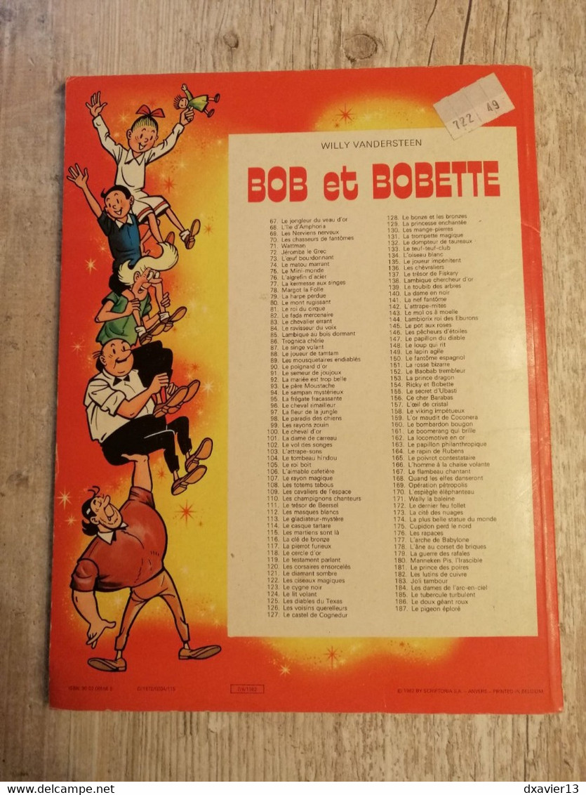 Bande Dessinée - Bob Et Bobette 102 - Le Vol Des Songes (1982) - Bob Et Bobette