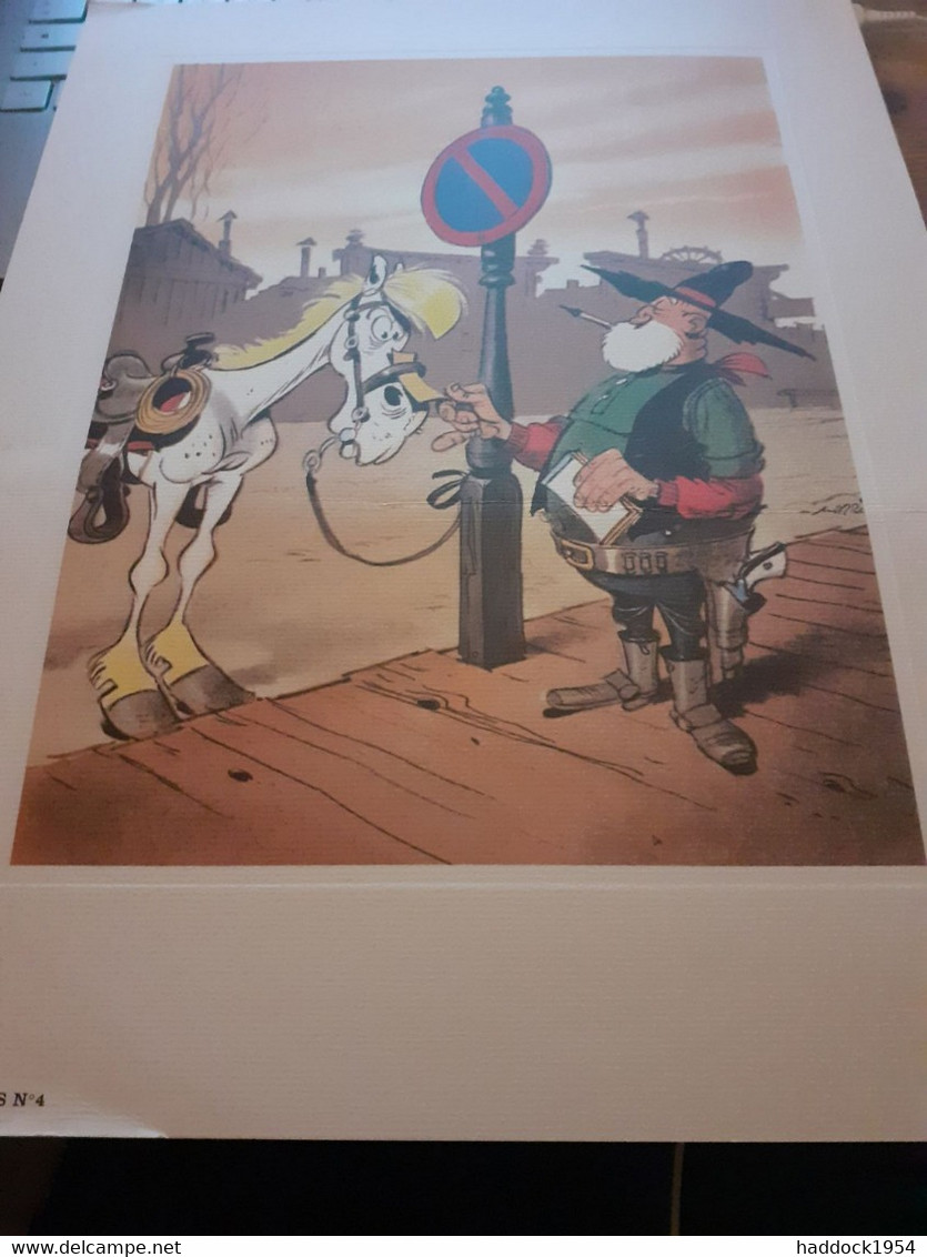 Archives Morris N°4 Lucky Luke 2002 - Serigraphien & Lithographien