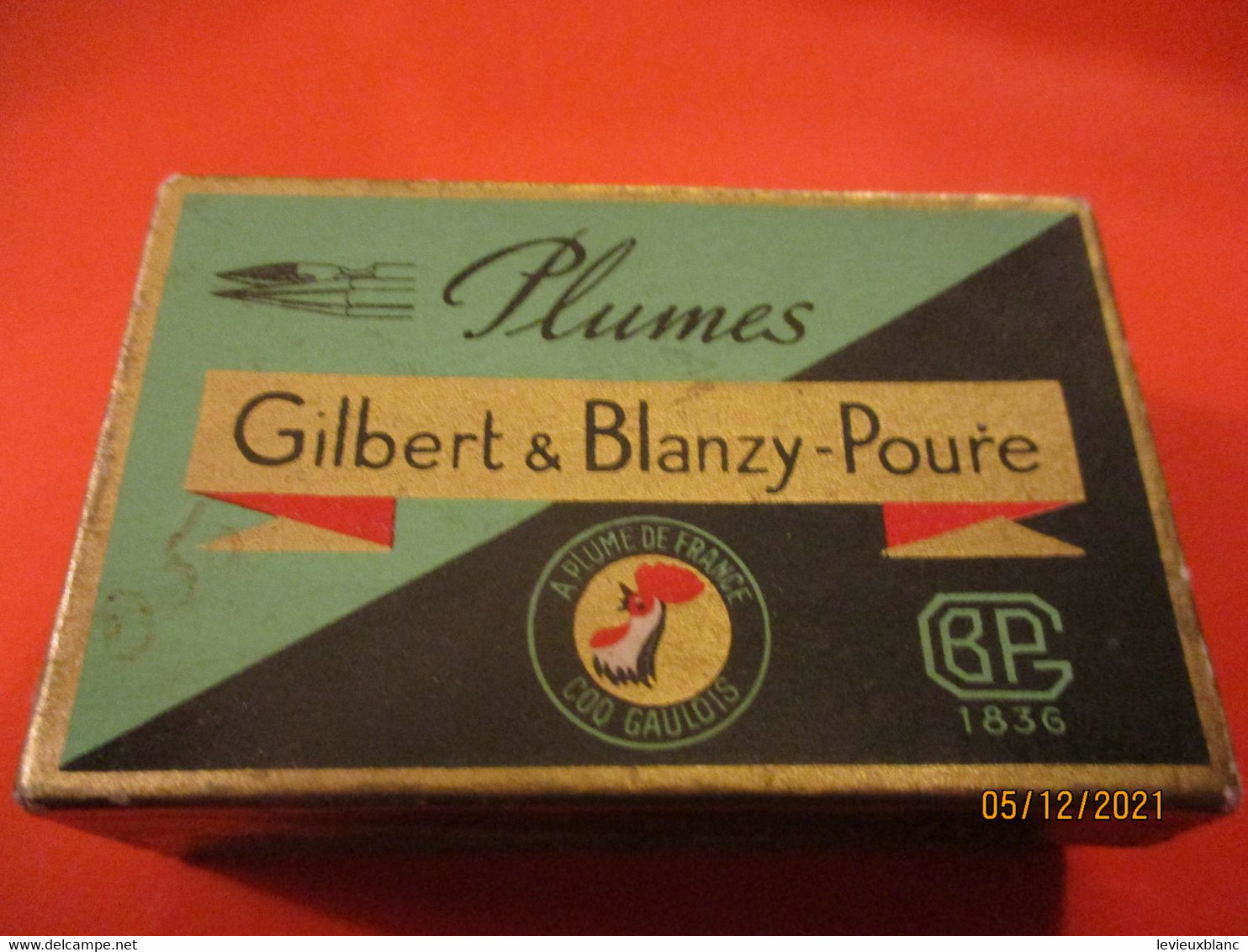 Boite De Plumes Métalliques "Tréraid"/ GILBERT & BLANZY-POURE/Tréraid-1-2 M-m/Vers 1930-50  CAH328 - Plumas
