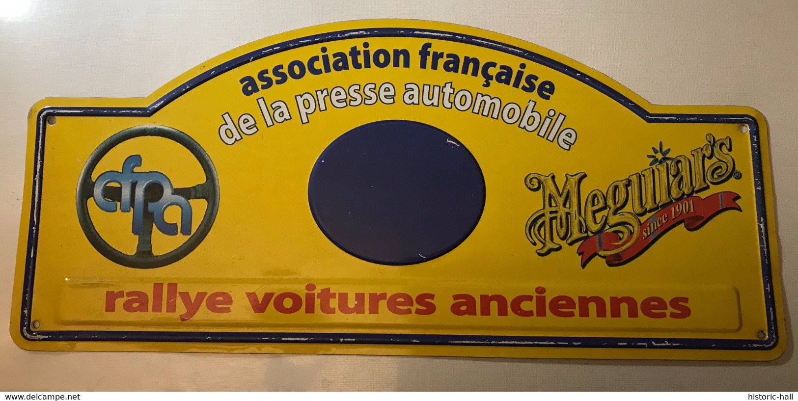 Plaque RALLYE - VOITURES ANCIENNES - Targhe Rallye