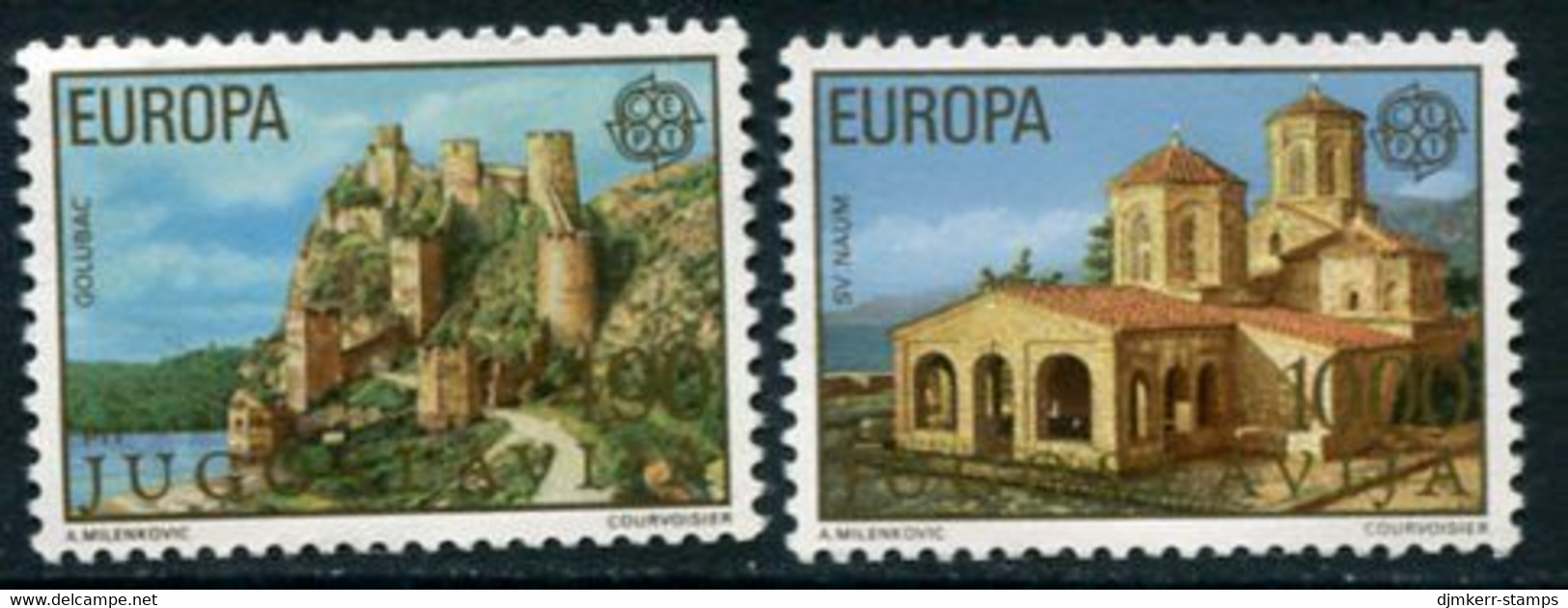 YUGOSLAVIA 1978 Europa: Historic Buildings MNH / **.  Michel 1725-26 - Unused Stamps