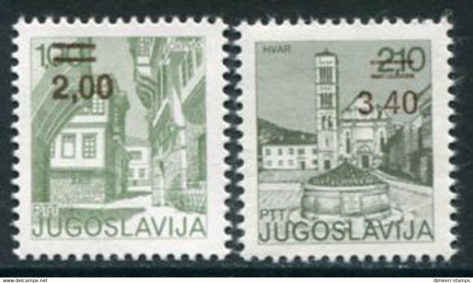 YUGOSLAVIA 1978 Surcharges 2.00 And 3.40 D. MNH / **.  Michel 1736, 1738 - Ungebraucht