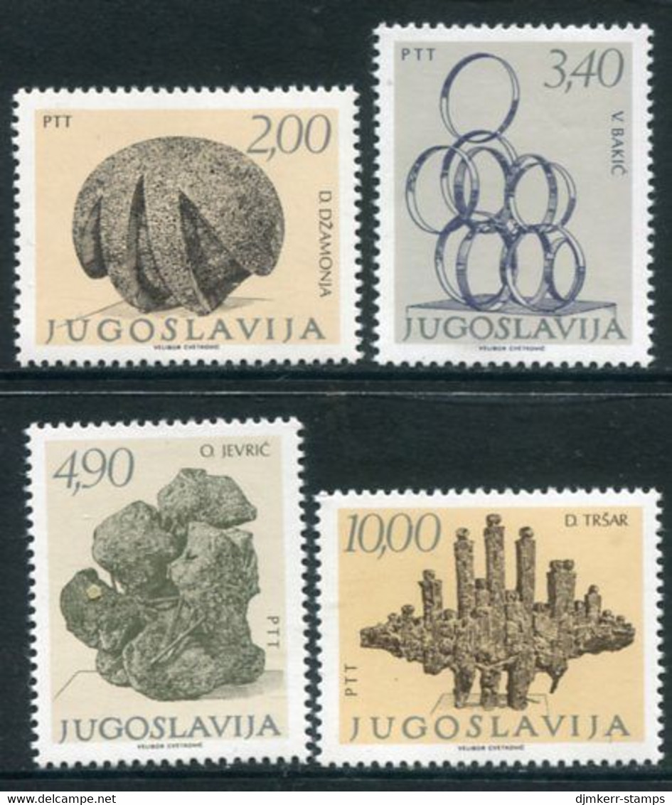 YUGOSLAVIA 1978 Sculptures. MNH / **.  Michel 1750-53 - Unused Stamps