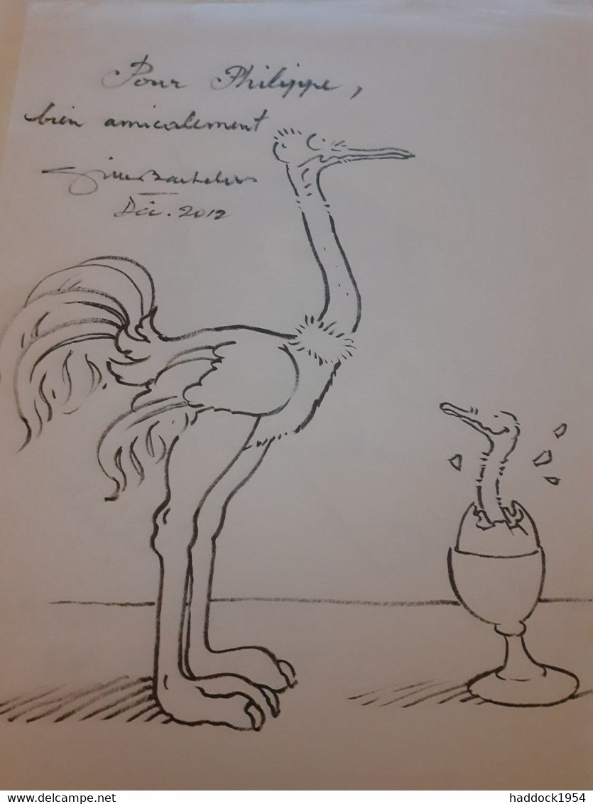 L'autruche Et Son Oeuf Coque BACHELET 2012 - Disegni Originali