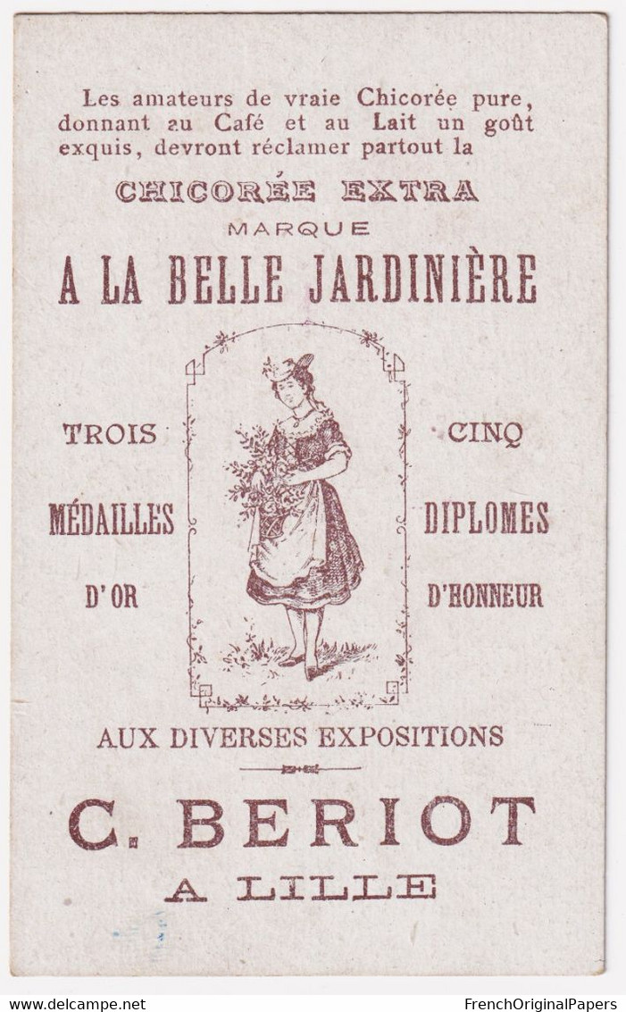 Anthropomorphisme Chromo Bériot Eure Poiré Mouton Pont Audemer Pré-salé Lait Eau De L'Avre Râles Et Sarcelles A62-61 - Tea & Coffee Manufacturers