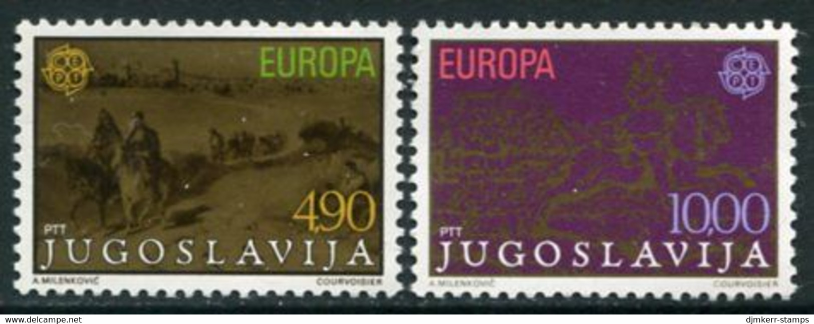 YUGOSLAVIA 1979 Europa: History Of The Post MNH / **.  Michel 1787-88 - Ungebraucht