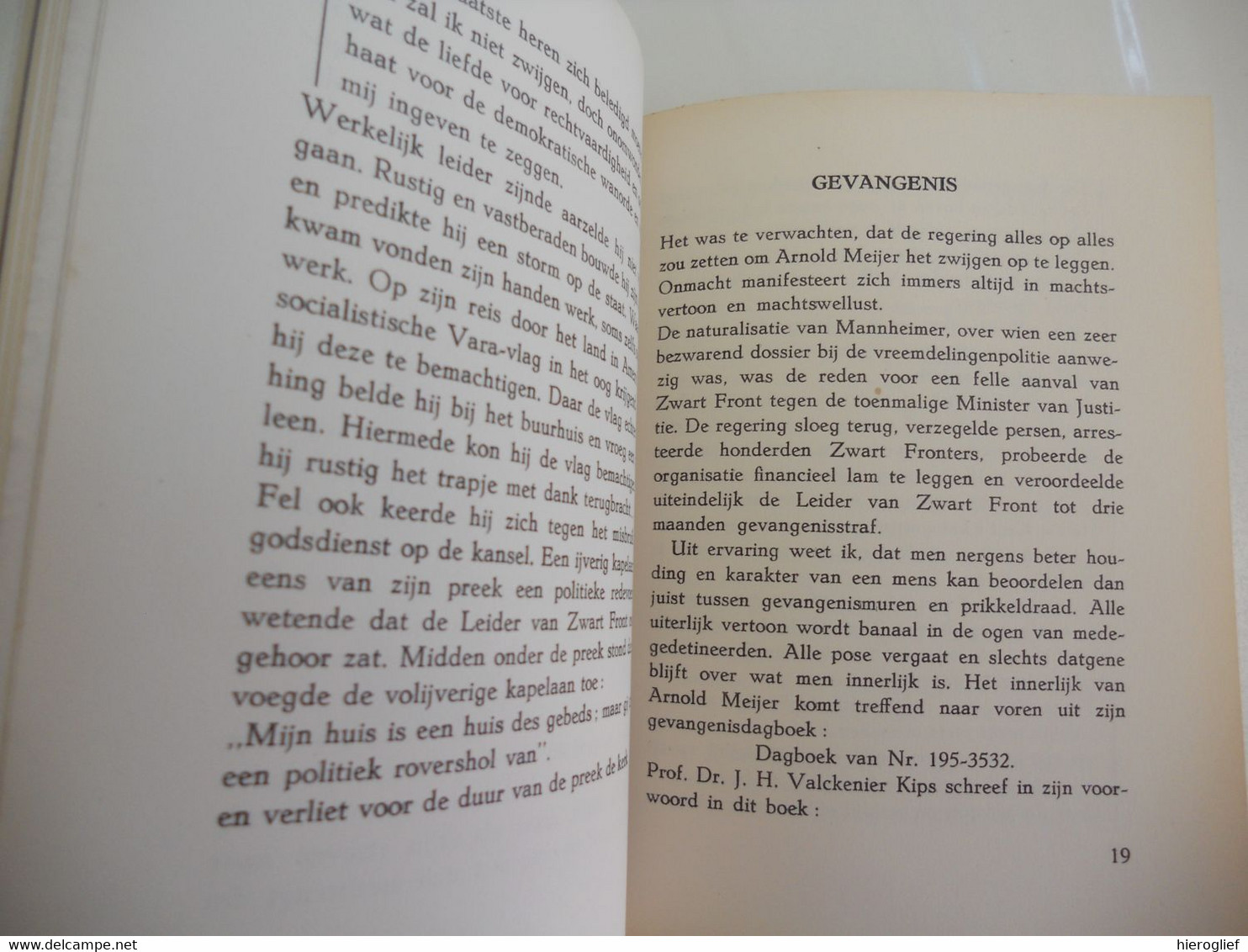 NATIONAAL FRONT En ARNOLD MEYER Door Fr. Van Noor  Facisme Oorlog Politiek Zulte Leie Arnoldus Jozephus Meijer - War 1939-45