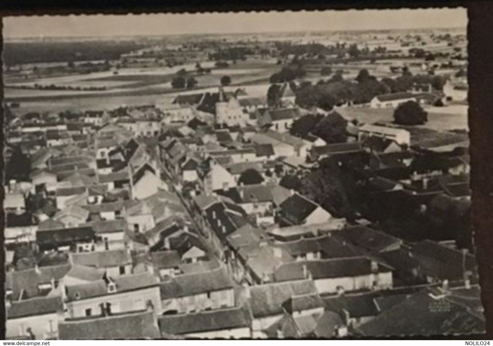 Cpm, Lapie N° 5, En Avion Au-dessus De MONTS Sur GUESNES, Vue Générale, Vienne 86, Non écrite - Monts Sur Guesnes