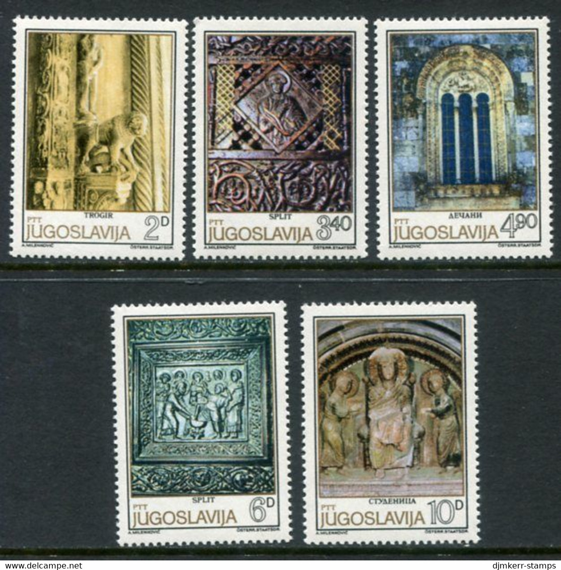 YUGOSLAVIA 1979 Romanesque SculptureI MNH / **.  Michel 1809-13 - Ongebruikt