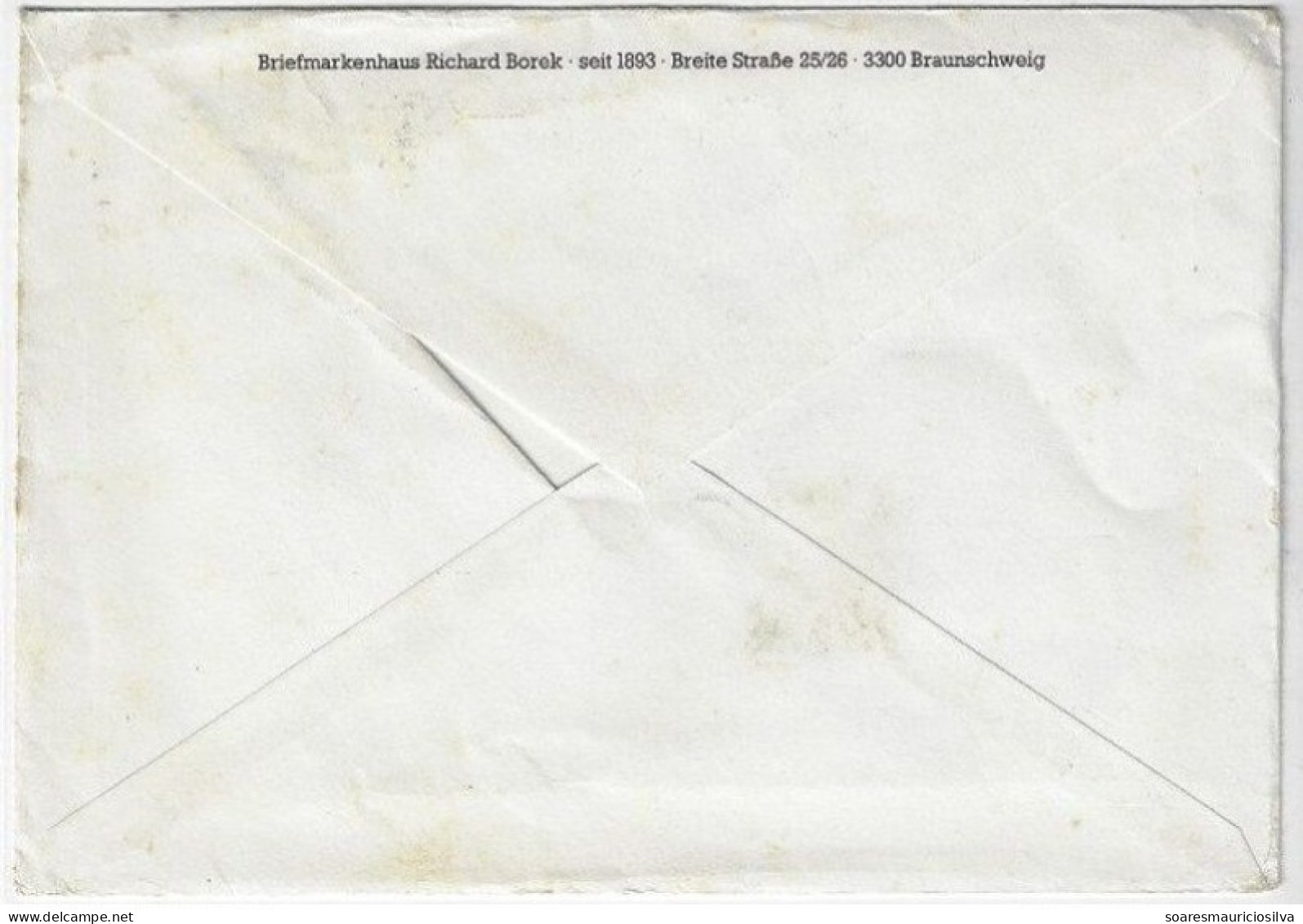 Germany Berlin 1980 Postal Stationery Cover With Additional Stamp Postmark issue Arms Of Braunschweig crown And horse - Privé Briefomslagen - Gebruikt