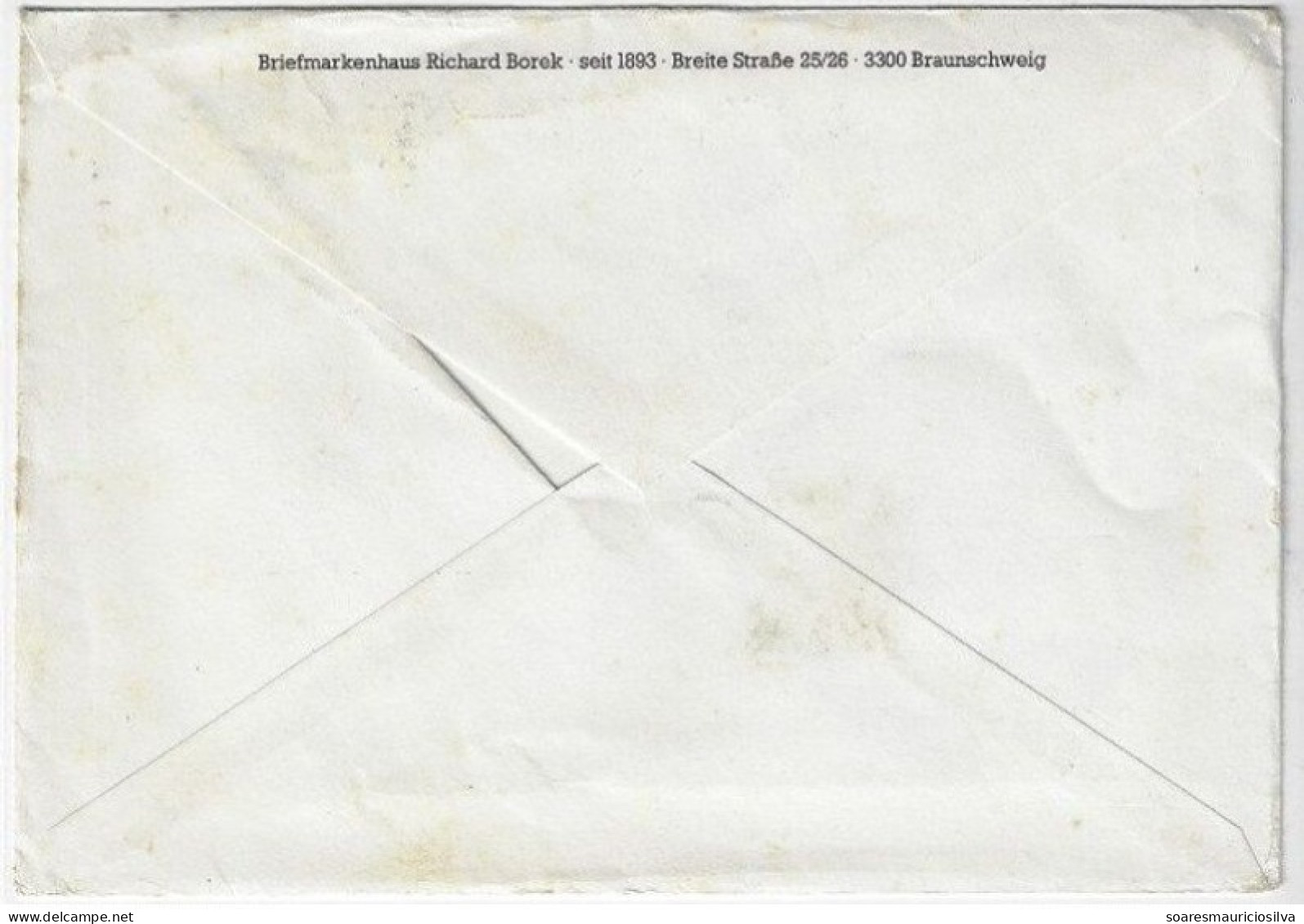 Germany Berlin 1980 Postal Stationery Cover With Additional Stamp Postmark issue Arms Of Braunschweig crown And horse - Privatumschläge - Gebraucht