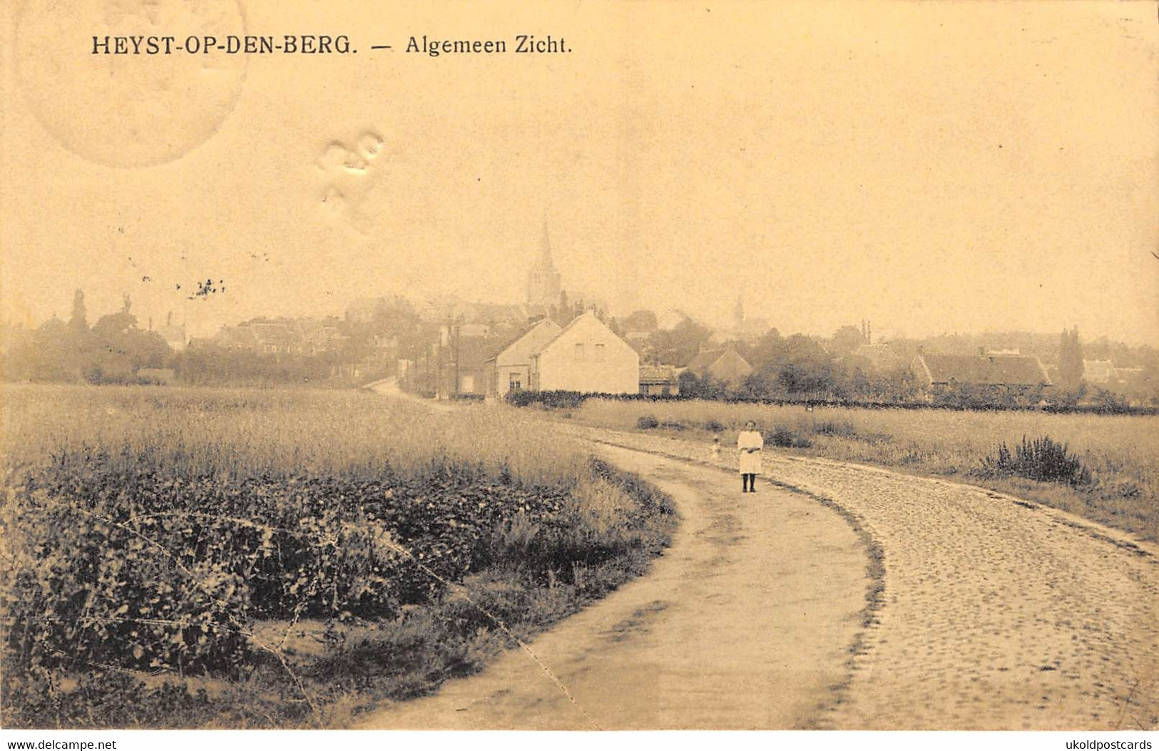 CPA -  Belgique, HEYST OP DEN BERG, Algemeen Zicht, 1919 - Heist-op-den-Berg