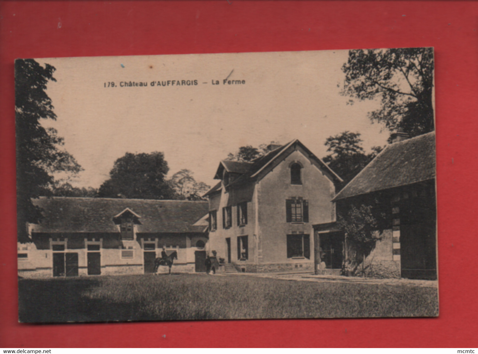 CPA Abîmée  -  Château D' Auffargis  -  La Ferme - Auffargis