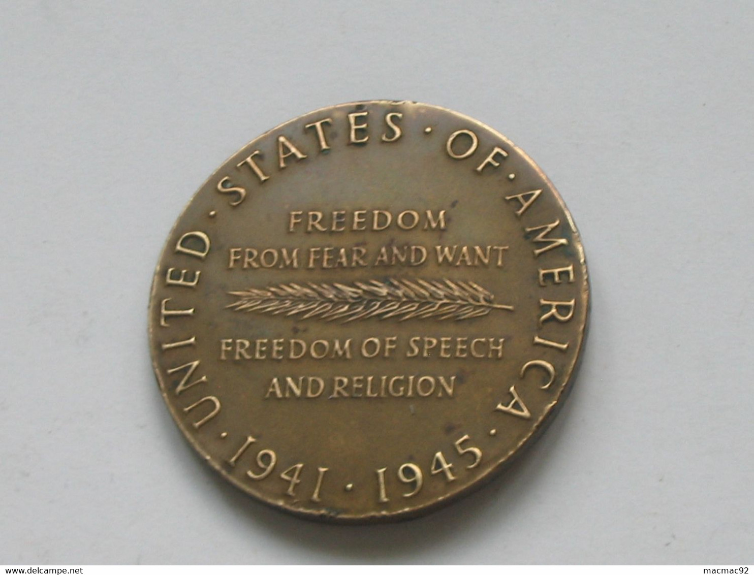Décoration/Médaille USA - WORLD WAR II - United States Of America - 1941-1945    **** EN ACHAT IMMEDIAT **** - Verenigde Staten