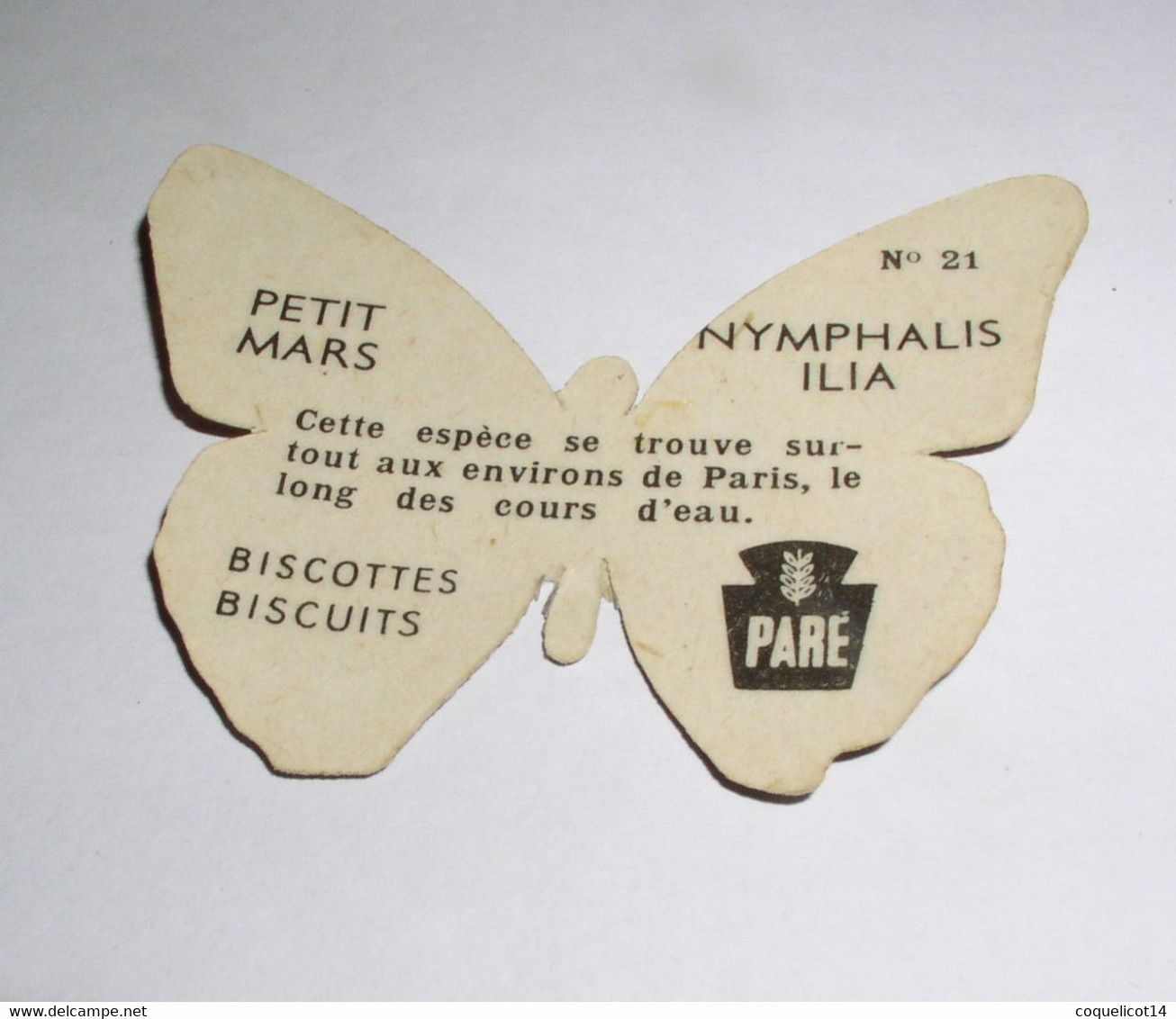 Biscottes Biscuits Paré Découpis Papillon N°21 Petit Mars - Dieren