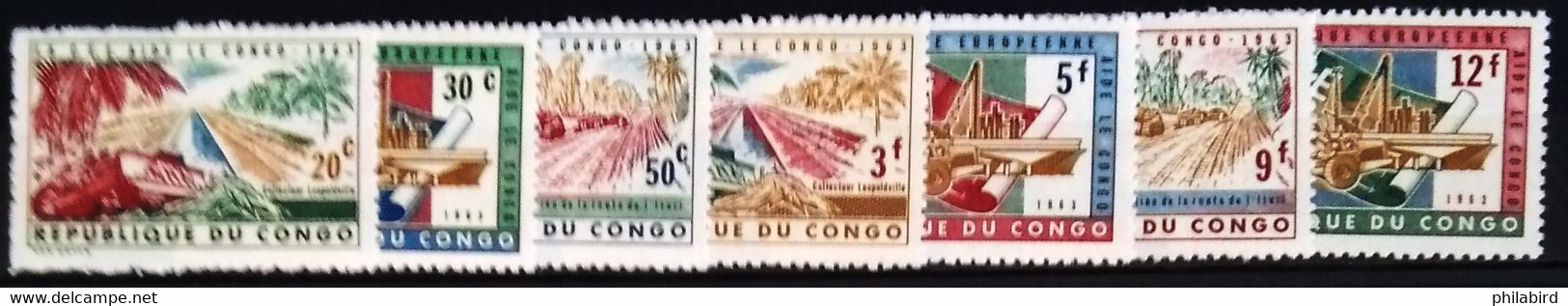 REPUBLIQUE DU CONGO                    N° 507/513               NEUF** - Sonstige & Ohne Zuordnung