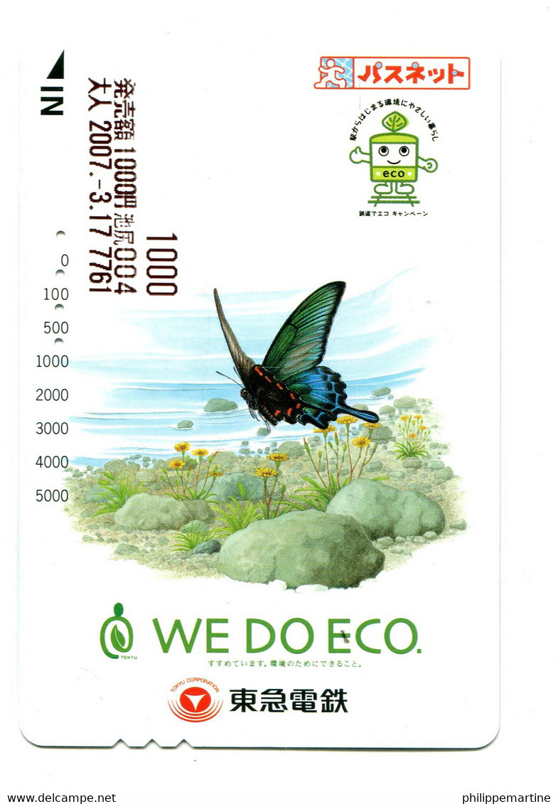 Titre De Transport WE.DO.ECO (pour Un Monde Meilleur) : Papillon - World