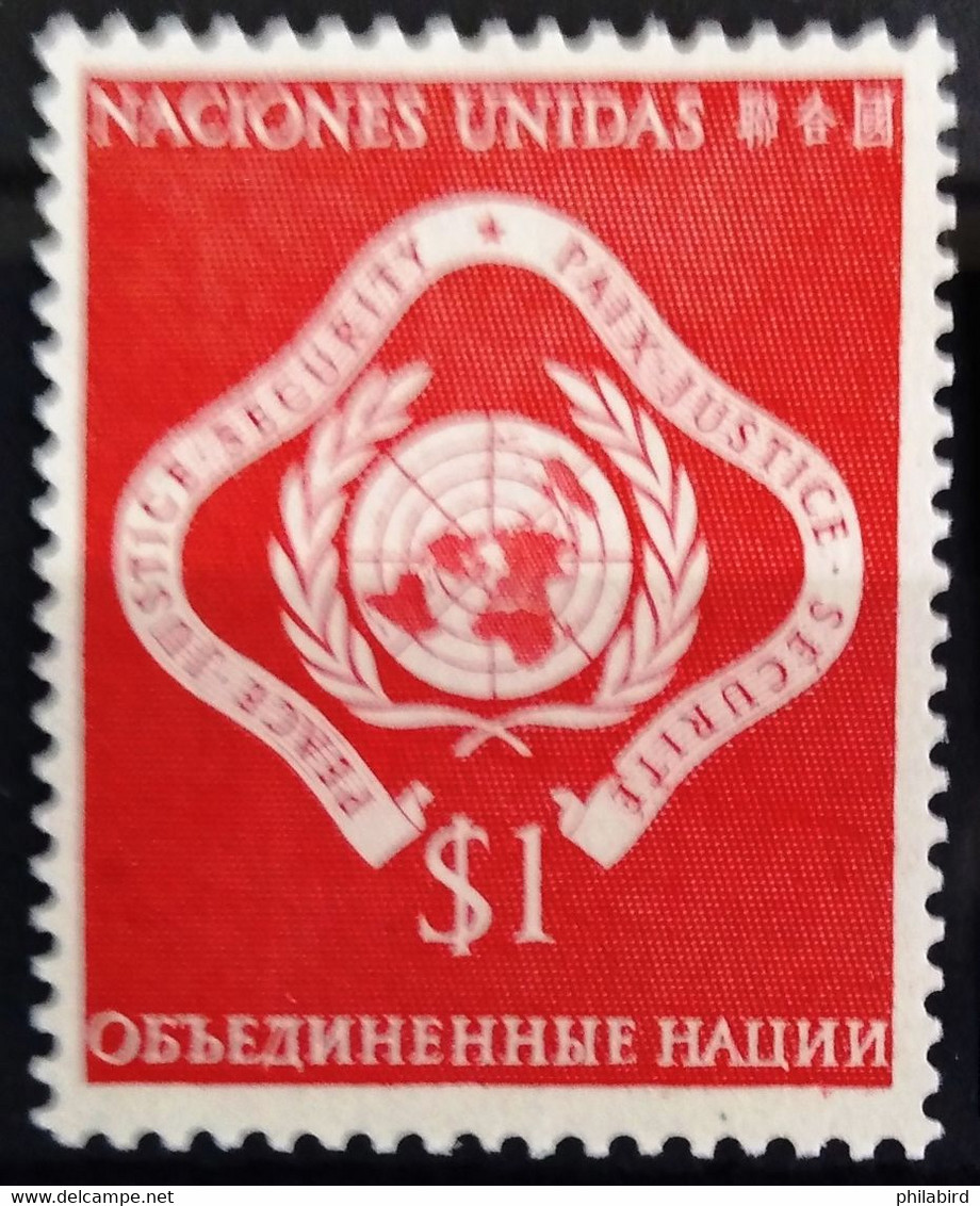 NATIONS-UNIS - NEW YORK                   N° 11                  NEUF** - Unused Stamps