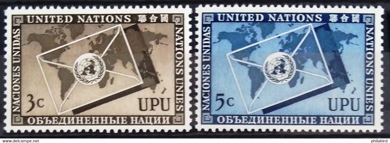 NATIONS-UNIS - NEW YORK                   N° 17/18                       NEUF** - Unused Stamps