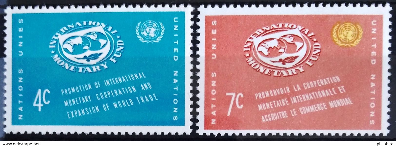 NATIONS-UNIS - NEW YORK                   N° 86/87                     NEUF** - Unused Stamps