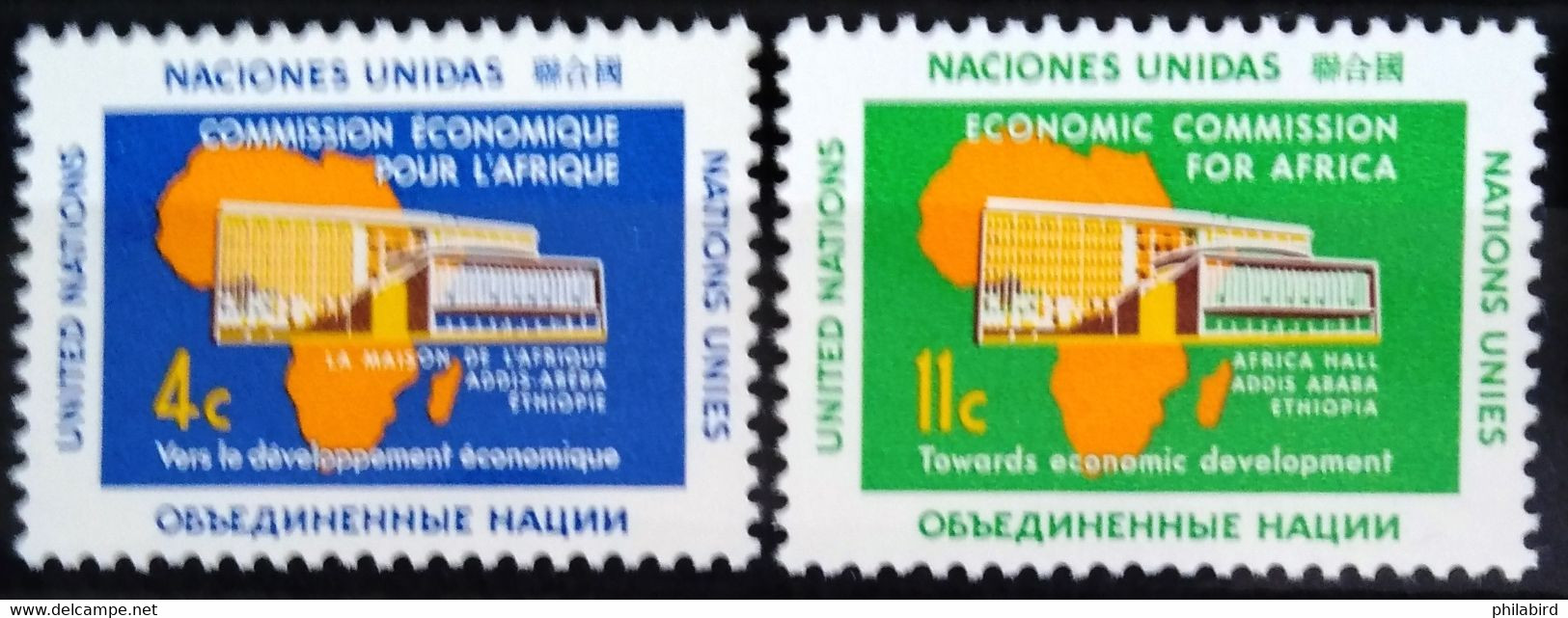 NATIONS-UNIS - NEW YORK                   N° 91/92                     NEUF** - Unused Stamps
