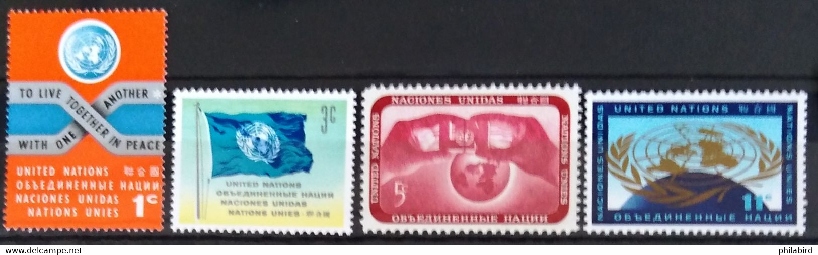 NATIONS-UNIS - NEW YORK                   N° 100/101                     NEUF** - Unused Stamps