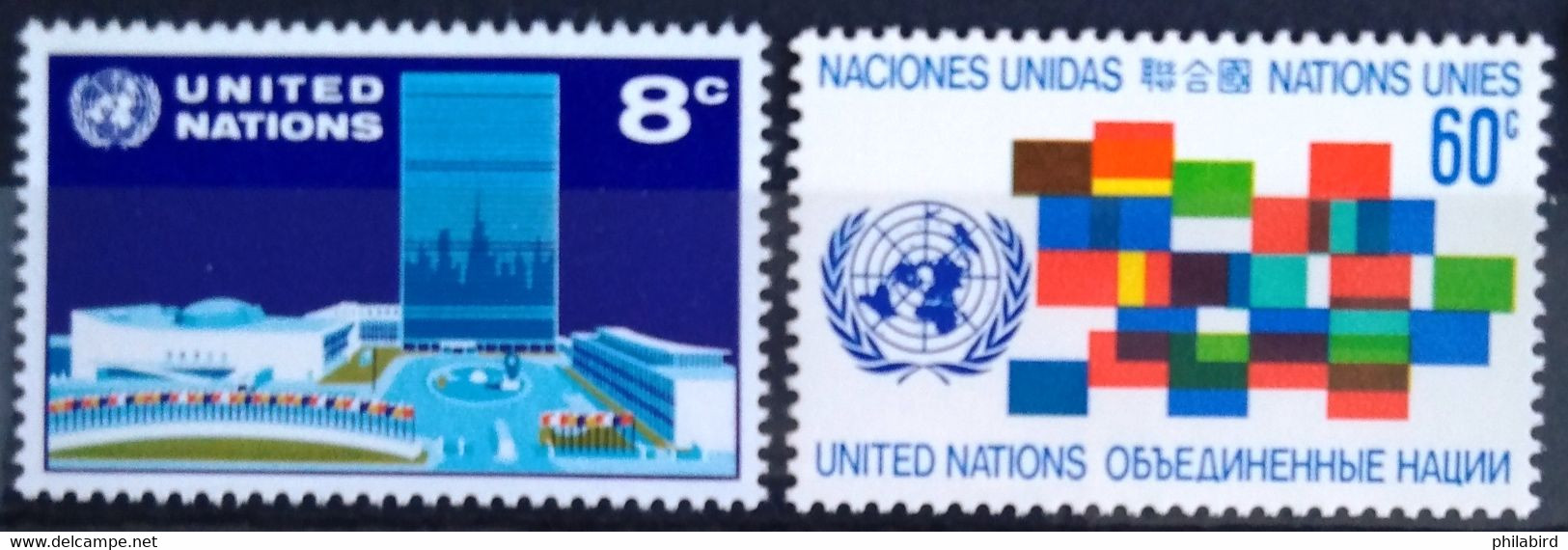 NATIONS-UNIS - NEW YORK                   N° 215/216                   NEUF** - Nuevos