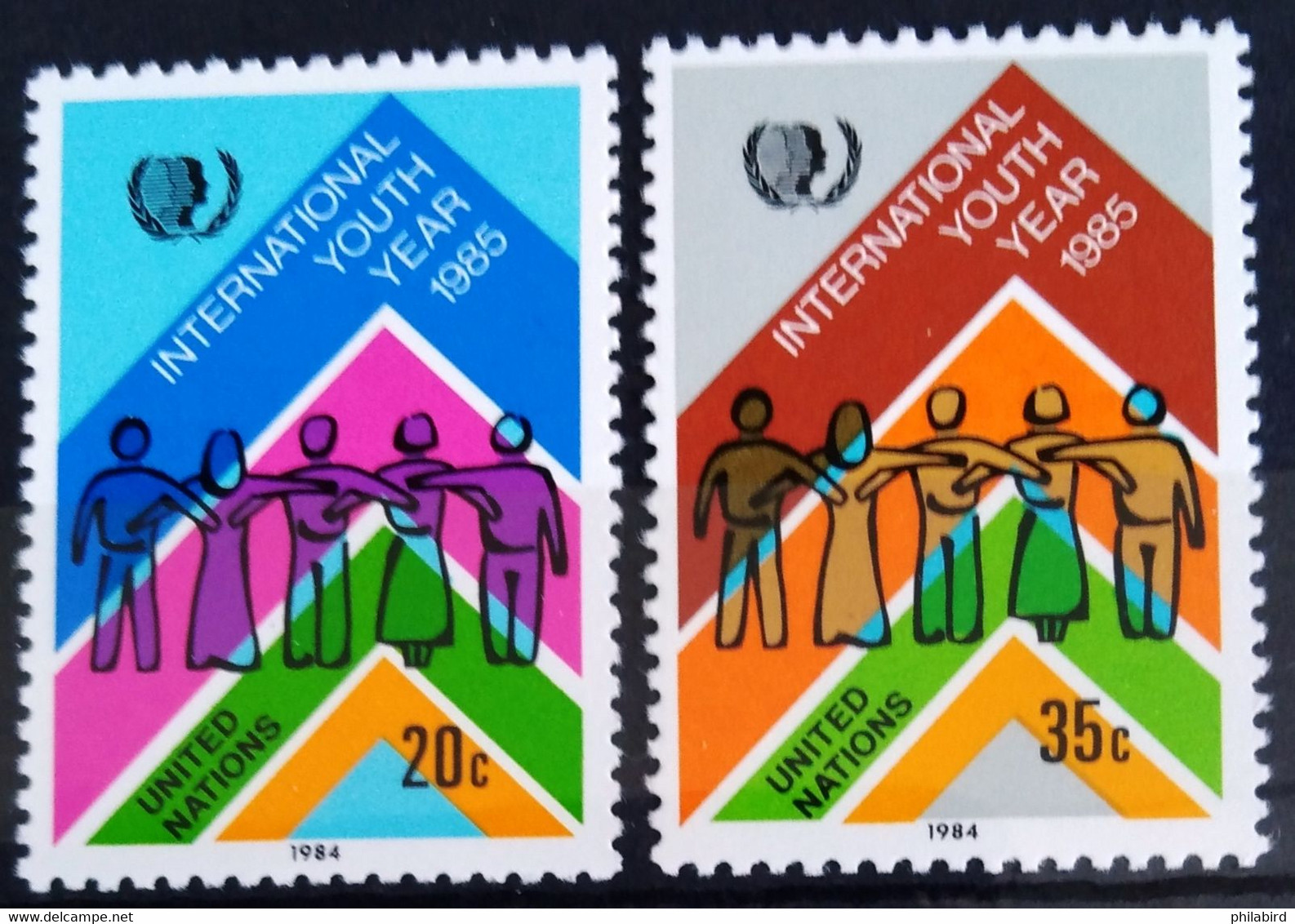 NATIONS-UNIS - NEW YORK                   N° 432/433                   NEUF** - Unused Stamps