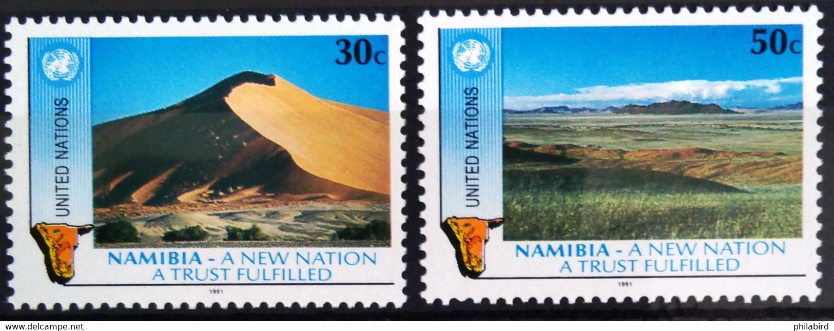 NATIONS-UNIS - NEW YORK                   N° 588/589                 NEUF** - Unused Stamps