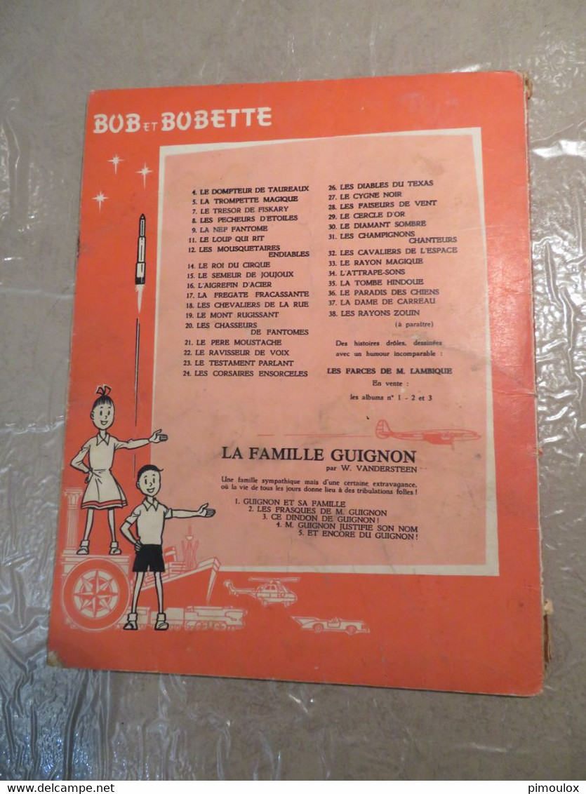 Bob Et Bobette - Le Diamant Sombre (n°30) - Réédition 1962 - Suske En Wiske