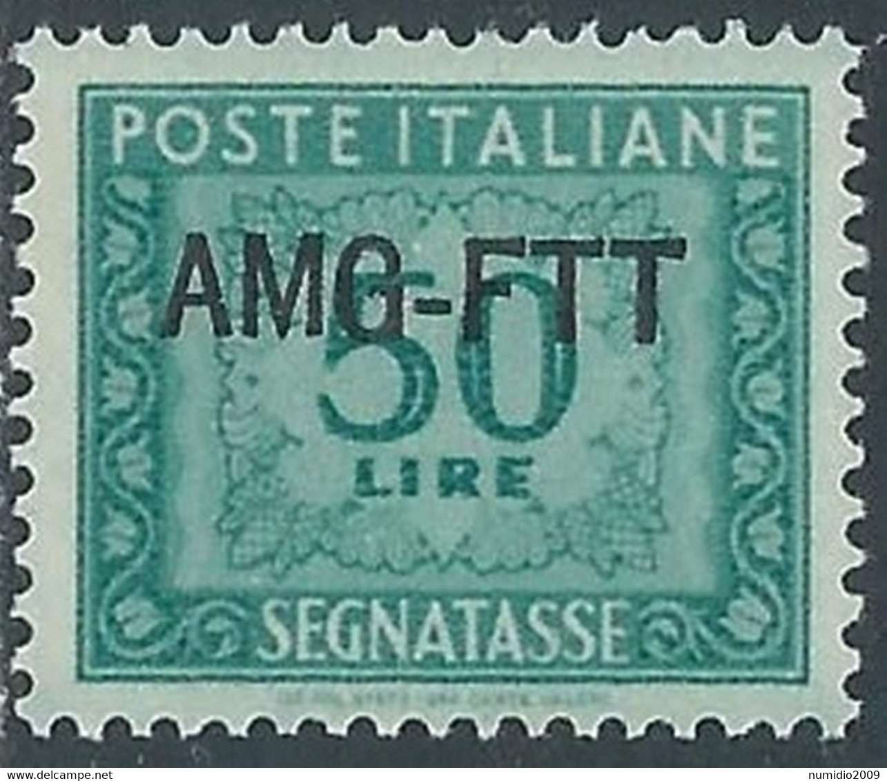 1949-54 TRIESTE A SEGNATASSE 50 LIRE MNH ** - P17-8 - Postage Due