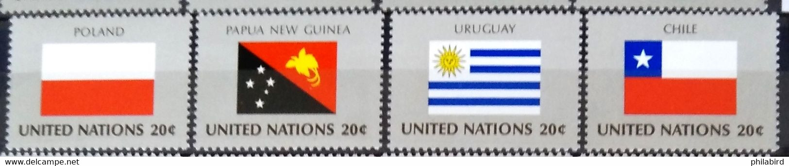 NATIONS-UNIS - NEW YORK                   N° 420/423                  NEUF** - Unused Stamps