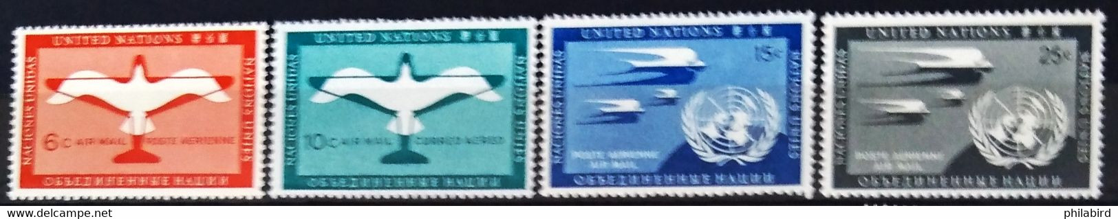 NATIONS-UNIS - NEW YORK                   PA 1/4                 NEUF** - Airmail