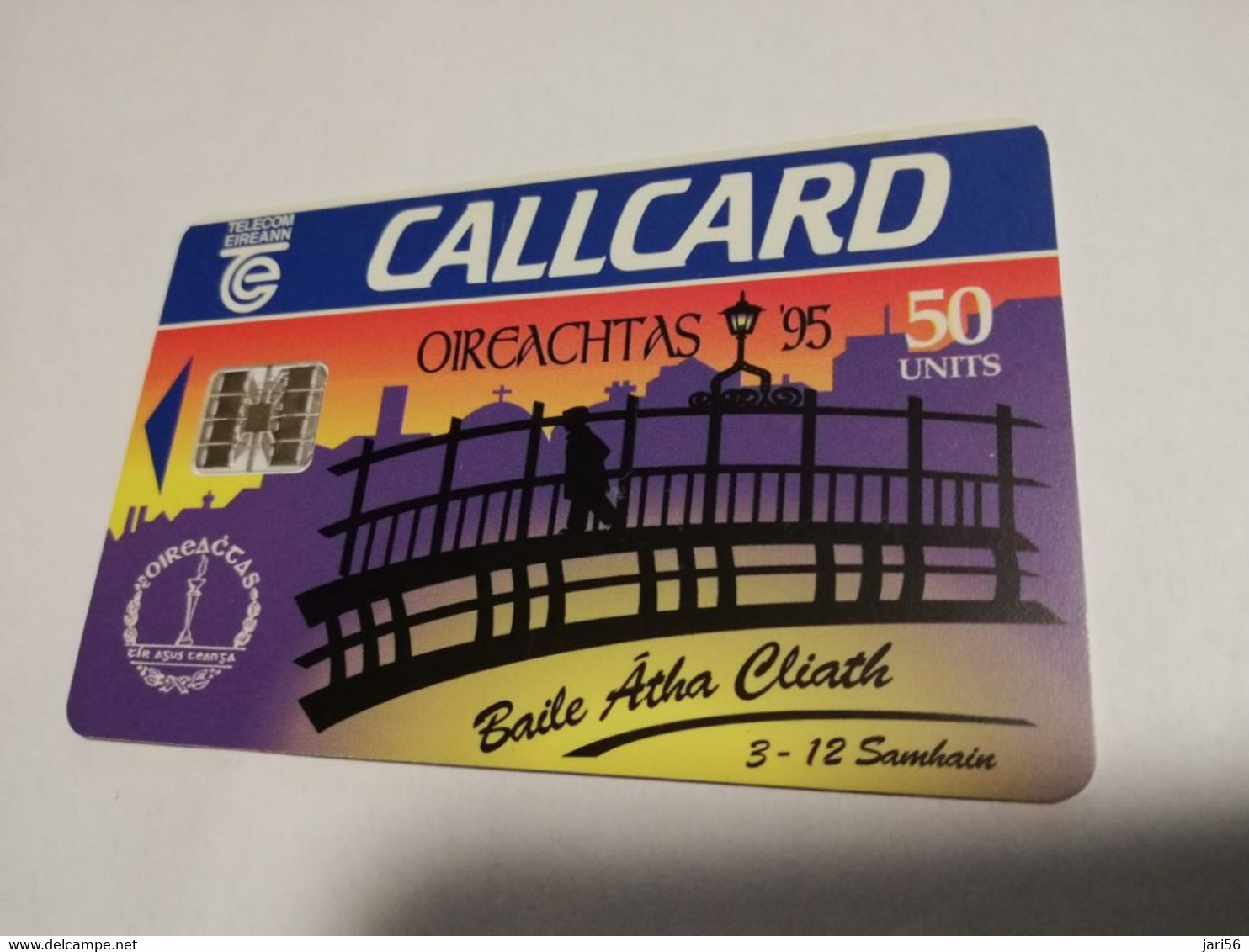 IRELAND /IERLANDE    CHIPCARD  50 UNITS     OIREACHTAS 95 /BRIDGE          ** 6612** - Irlande