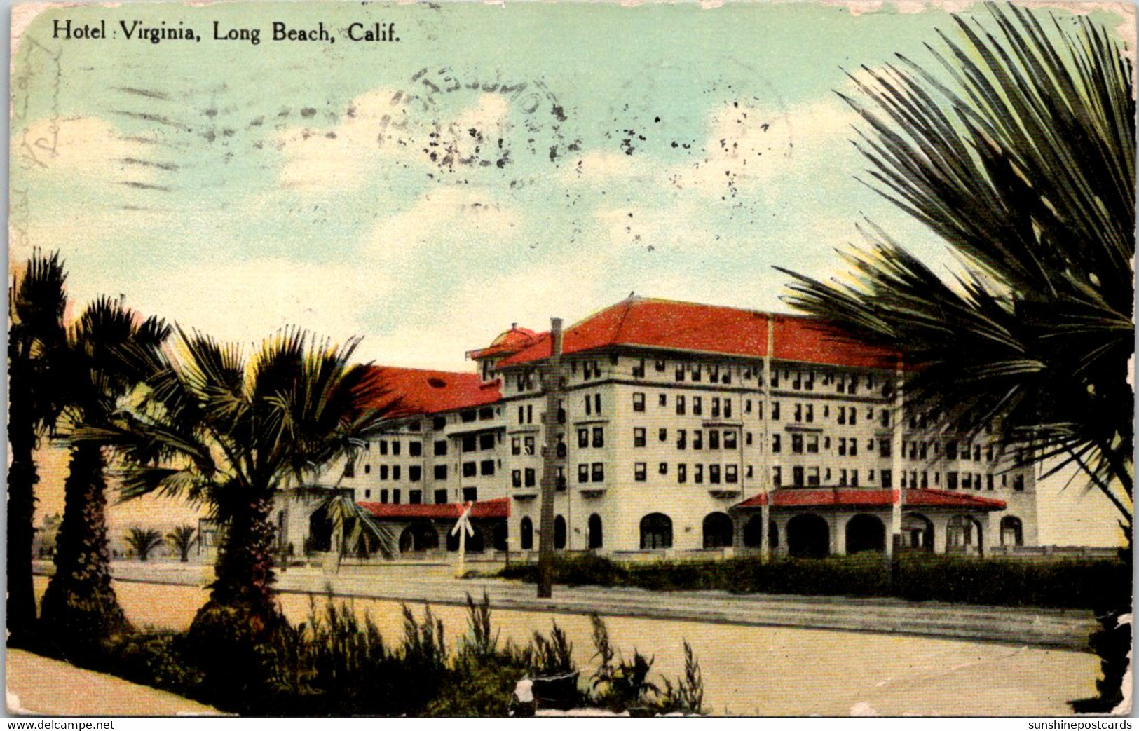 California Long Beach Hotel Virginia 1910 - Long Beach