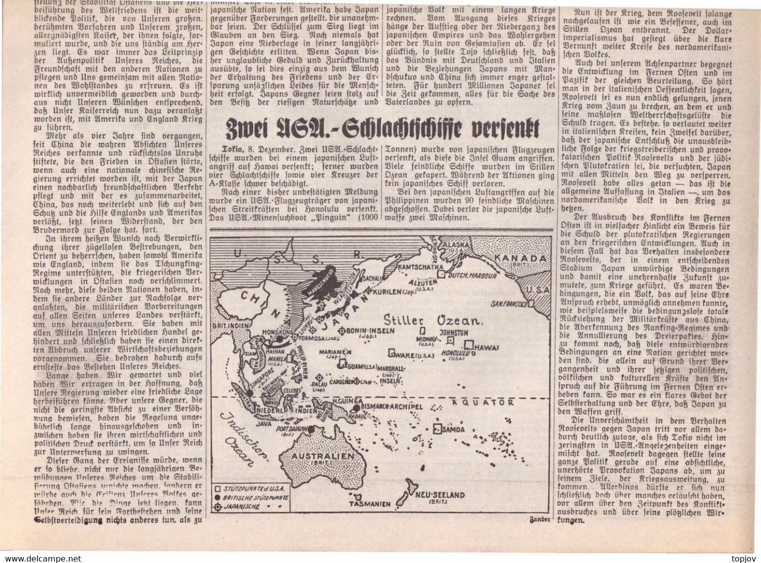 AUSTRIA - TAGES POST - LINZ - Komplette Zeitung - 1941 - Informations Générales