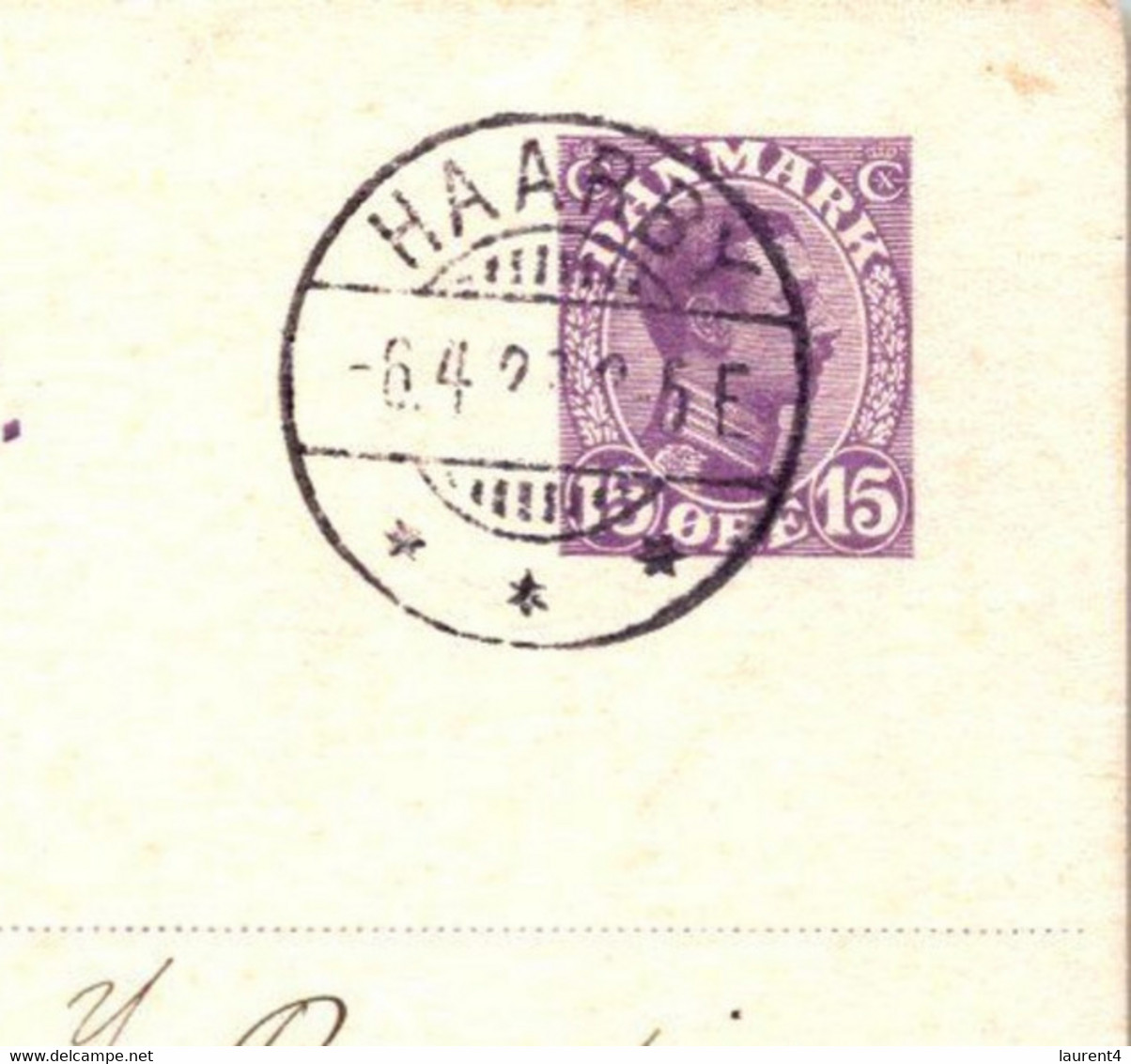 (5 B 8) Denmark - Posted - 1923 ?  - BREVKORT - Andere & Zonder Classificatie