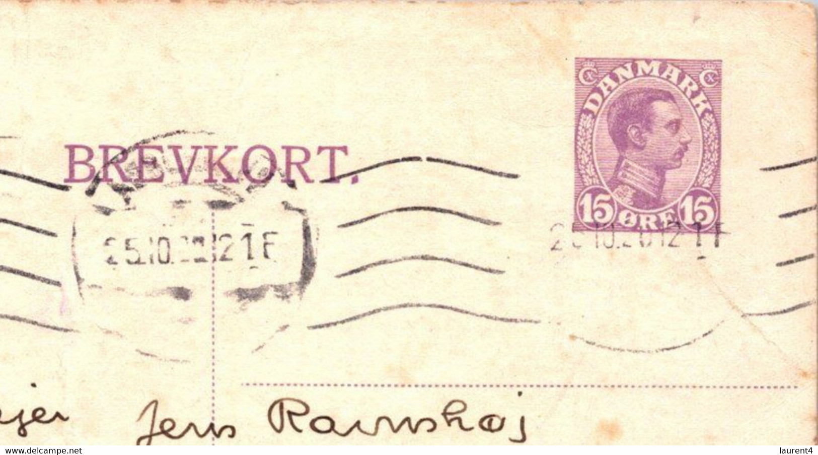(5 B 8) Denmark - Posted - 1920  - BREVKORT - Sonstige & Ohne Zuordnung