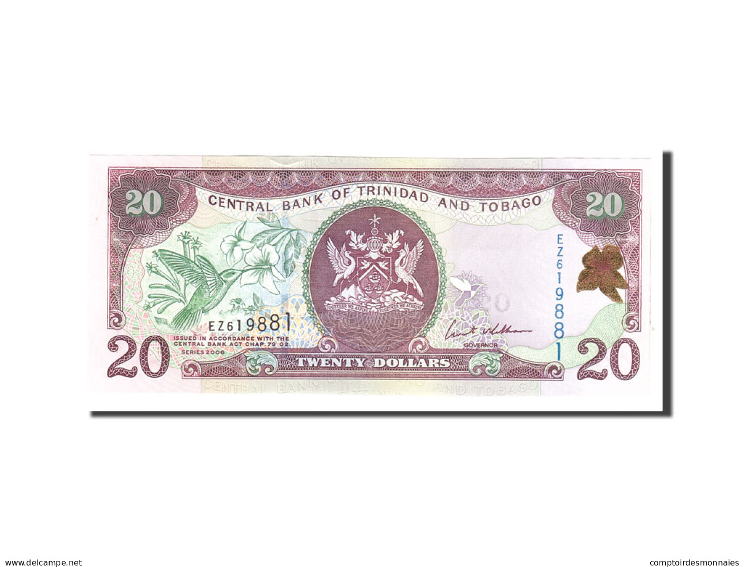Billet, Trinidad And Tobago, 20 Dollars, 2009, Undated, KM:49, NEUF - Trinité & Tobago