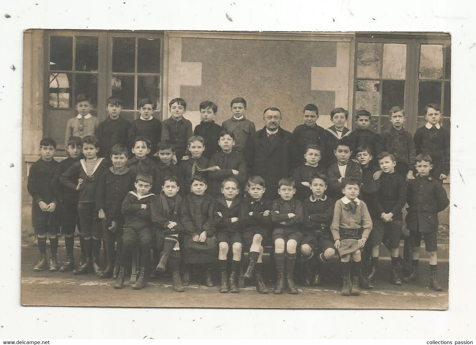 Cp, Carte Photo , Photo De Classe, école - Schulen