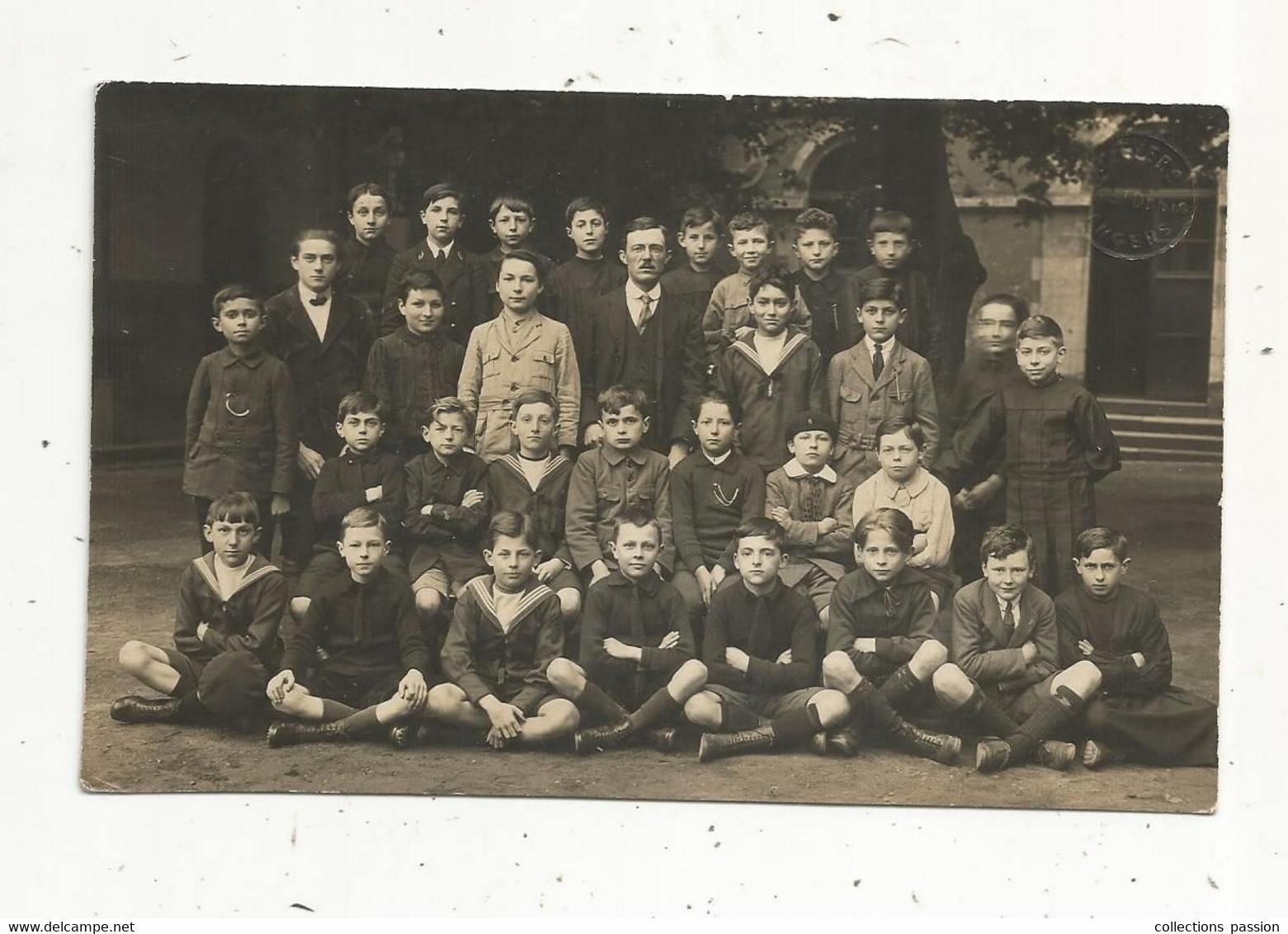 Cp, Carte Photo J. Evers , ANGERS , Photo De Classe, école - Schulen